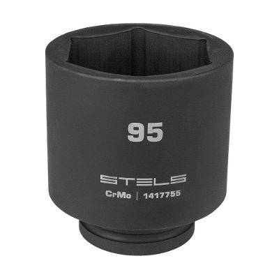 Soquete Impacto Longo 1'' Hexagonal Cr-mo 95mm Stels 1417755