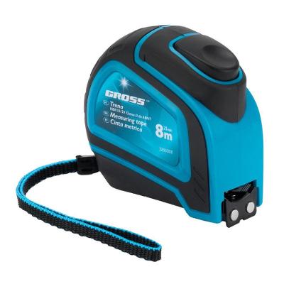 Trena 8m 25mm Autostop Leitura Mm/pol Fita Metal Gross