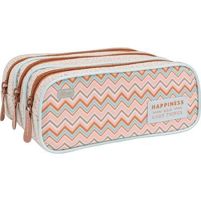 Estojo Triplo Grande Académie Sunshine Tilibra