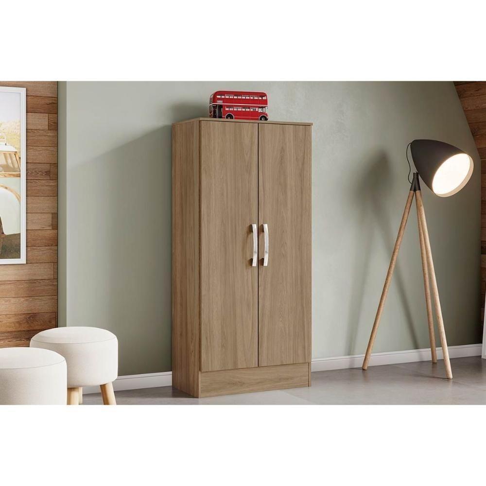 Armário Multiuso Lavanderia Zafira c/ 2 Portas Rústico - Henn - 1