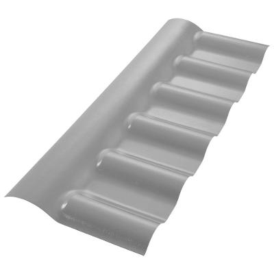 Cumeeira Central Articulada Plan Pvc 88x37 Cinza - P3030042 - Afort