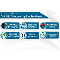 Colchão Physical Ortobom (3un) + Beliche Indy c/ Auxiliar Branco