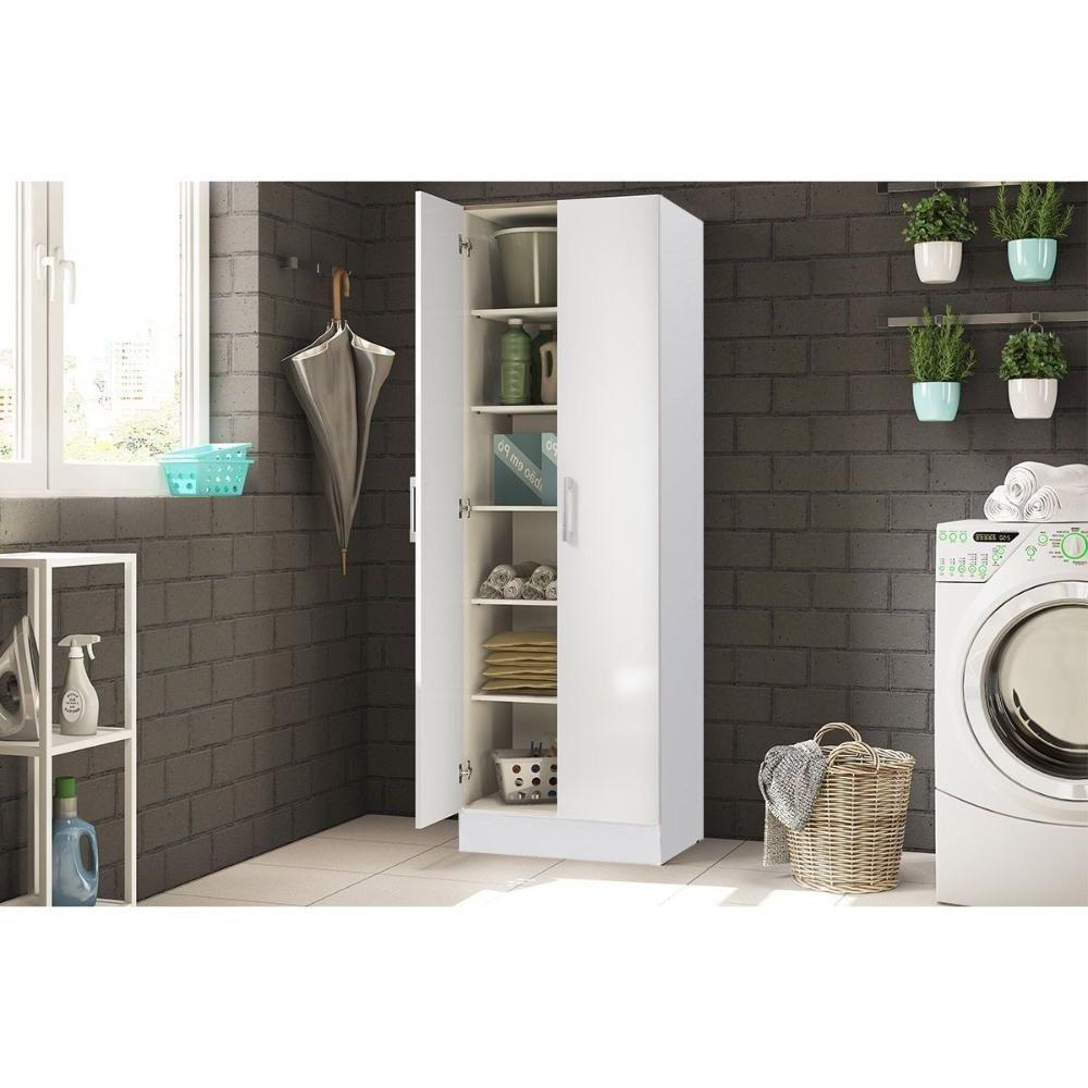 Armário Multiuso Sala 525 c/ 2 Portas Noce - Carraro - 3