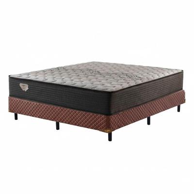 Conjunto Box Casal Ecoflex Comfort 51x138x188 Marrom Voltagem - S/v