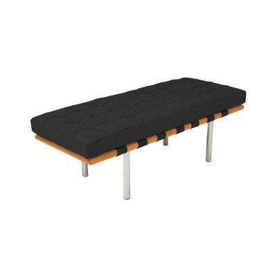 Banco Capri Barcelona 1,50m Linho Preto