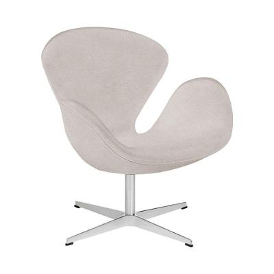 Poltrona Swan Office Giratória Linho Bege