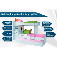 Colchão Pérola Polar (3un) + Guarda Roupa Veneza Luxo + Treliche Plus Branco - 5