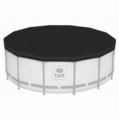 Cobertura Para Piscina Estrutural 7.000 E 10.000 Litros Capa Em Polietileno Bel Preta Furo Drenagem Lona Proteção