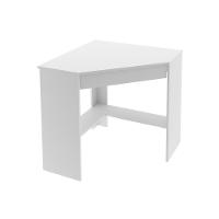 Mesa Canto p/Escritório ME4169 c/ 1 Gaveta Branco - Tecno Mobili - 1