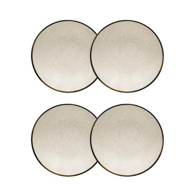 Conjunto 4 Pratos Fundos 20,5cm Brisa Cerâmica Oxford