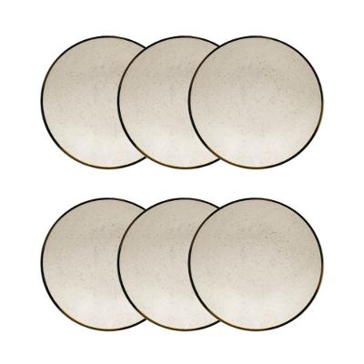 Conjunto 6 Pratos Fundos 20,5cm Brisa Cerâmica Oxford