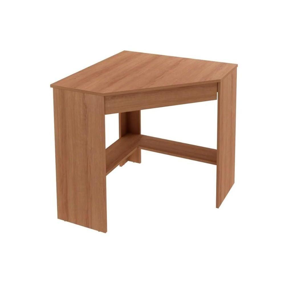 Mesa Canto p/Escritório ME4169 c/ 1 Gaveta Amêndoa - Tecno Mobili - 1