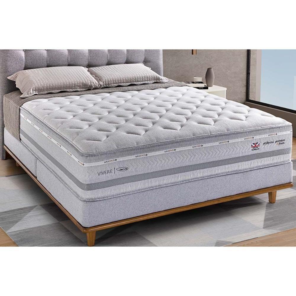 Colchão King Molas Maxspring C1662 Pillow Top (193x203x33) - Herval - 4