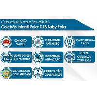 Colchão Infantil D18 Baby (60x130x10) - Polar - 11