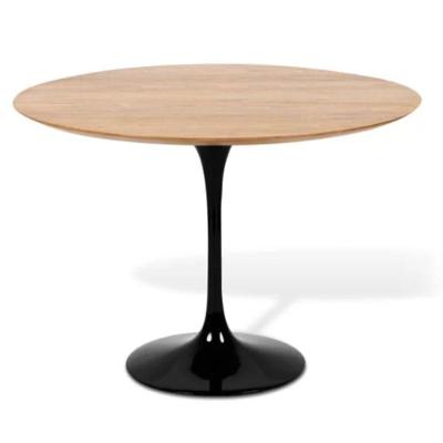 Mesa De Jantar Tulipa Saarinen Redonda 70 Cm - Freijó Preto