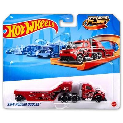 Caminhão Carrinho Hot Wheels Track Fleet Stars Mattel 1-64 Semi Rodger Dogder