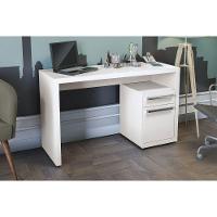 Escrivaninha p/ Escritório S970 c/ 1 Porta e 1 Gaveta Polipropileno Branco - Kappesberg - 1