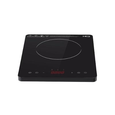 Cooktop de Indução Portátil HQ-IDS2001P 1 Boca Vidro Temperado com Painel Digital Preto 110V