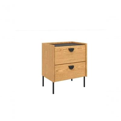 Mesa De Cabeceira Itália 2g Carvalho Mel/bp Reali Carvalho