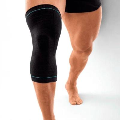 Joelheira Esportiva Training Knit 3d para Suporte no Joelho com Almofada de Silicone Preta N1 Sport