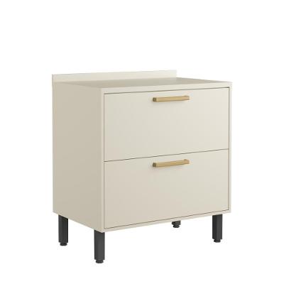 Balcão 80cm Tampo Gavetão Porta Basculante Arenas Bertolini Areia