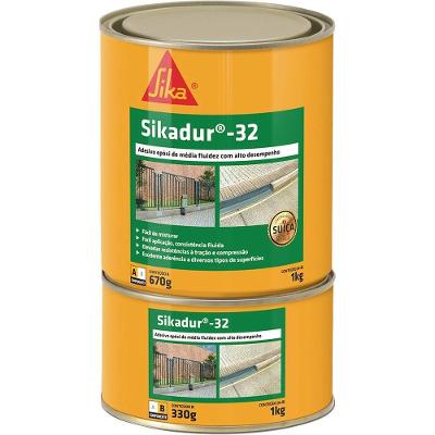 Adesivo Bicomponente Sikadur 32, 1,0 Kg, Sika