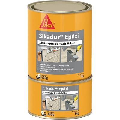 Adesivo Epóxi Bicomponente Sikadur 1,0 Kg Sika Ostenvonder