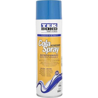 Adesivo Em Spray, Reposicionável, 340 G/500 Ml, Tekbond Ostenvonder