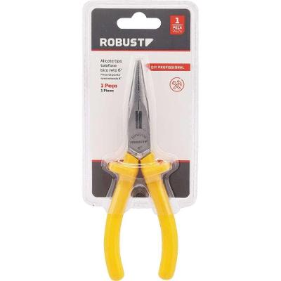 Alicate Reto De Bico Meia-cana, 6 (152,4 Mm), Tipo Telefone, S28502150 Robust Ostenvonder