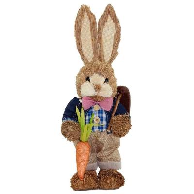 Coelho De Páscoa Decoração Enfeite Coelhinho 33cm