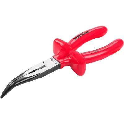 Alicate Bico Meia Cana Curvo 8, Com Isolação Até 1.000 V, Vonder Ostenvonder