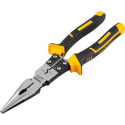 Alicate Bico Meia-cana Reto 9, Para Eletricista, Multifunção, Com Isolação Até 1.000 V, Vonder Ostenvonder