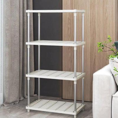 Estante Organizadora Multiuso Com 4 Prateleiras Para Quarto, Cozinha, Banheiro, Lavanderia E Escritório