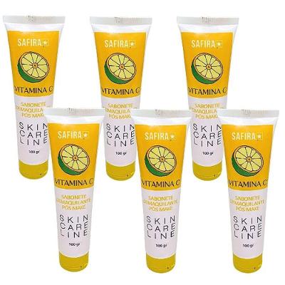 Sabonete Demaquilante Pós Make Vitamina C Safira - 06un