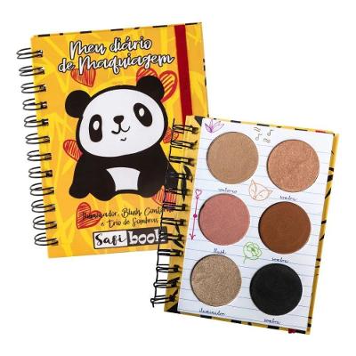 Meu Diário De Maquiagem Panda - 6un