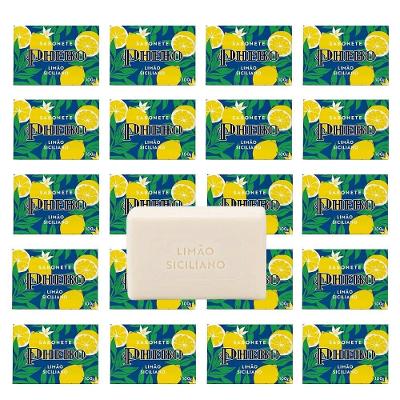 Kit 20 Sabonete Em Barra Phebo Limão Siciliano Bar Soap 100g