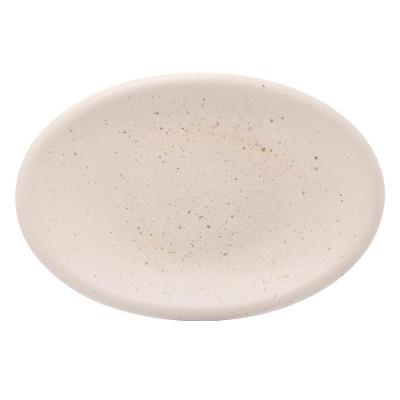 Travessa De Cerâmica Mista Branco Matte 40x27x4cm Wolff