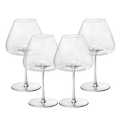 Jogo 4 Taça De Vinho De Cristal Ecológico Wolff Audax Veritas 960ml