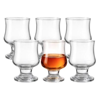 Jogo 6 Taça De Vidro Transparente Para água Bouquet 250ml Class Home