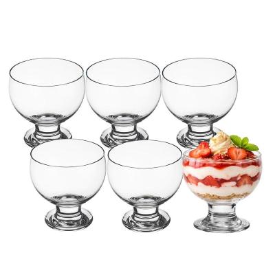 Jogo 6 Taça De Sobremesa Sorvete Noruega De Vidro 250ml Class Home