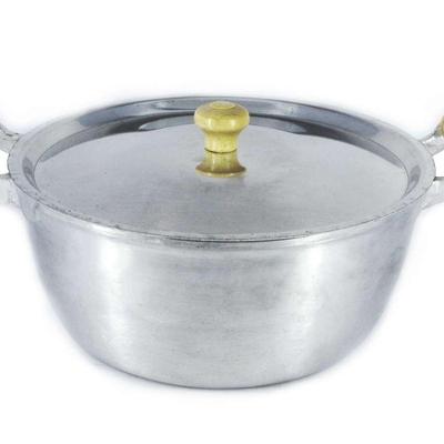 Caçarola Alumínio Polido Bojuda 24cm