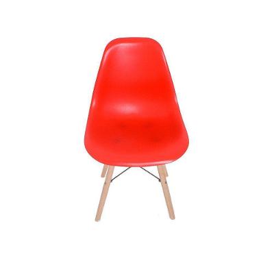 Cadeira Eiffel Charles Eames Em Abs Com Base De Madeira Dsw