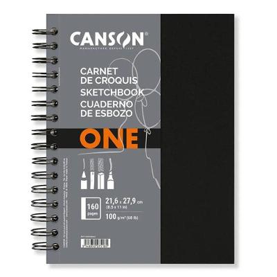 Caderno Sketchbook Espiral A4 One 80 Folhas - Canson
