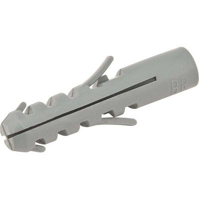 Bucha De Plástico Para Fixação 8 Mm, Cartela Com 100 Peças, Vp 8, Vonder