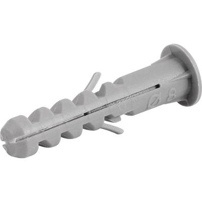 Bucha De Nylon Para Fixação 8 Mm, Com Anel, Cartela Com 10 Peças, Vonder Ostenvonder