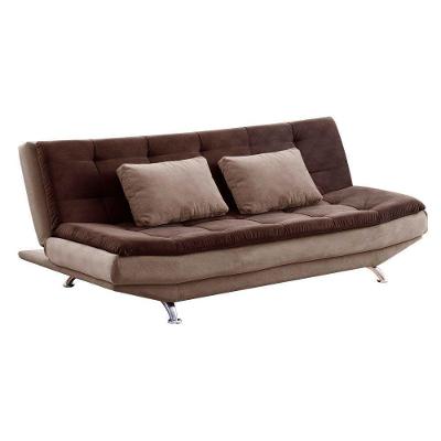 Sofá Cama 3 Lugares Speciale Marrocos Pena Marrom e Bege