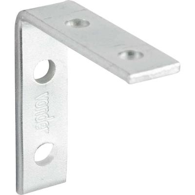 Cantoneira Para Cortina, 4 Cm X 4 Cm, Zincada, Com 4 Peças, Vonder Ostenvonder