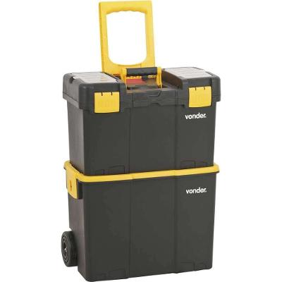 Caixa Para Ferramentas, Plástica, Com Rodas, 46,0 Cm X 26,0 Cm X 62,5 Cm, Crv 0300, Vonder