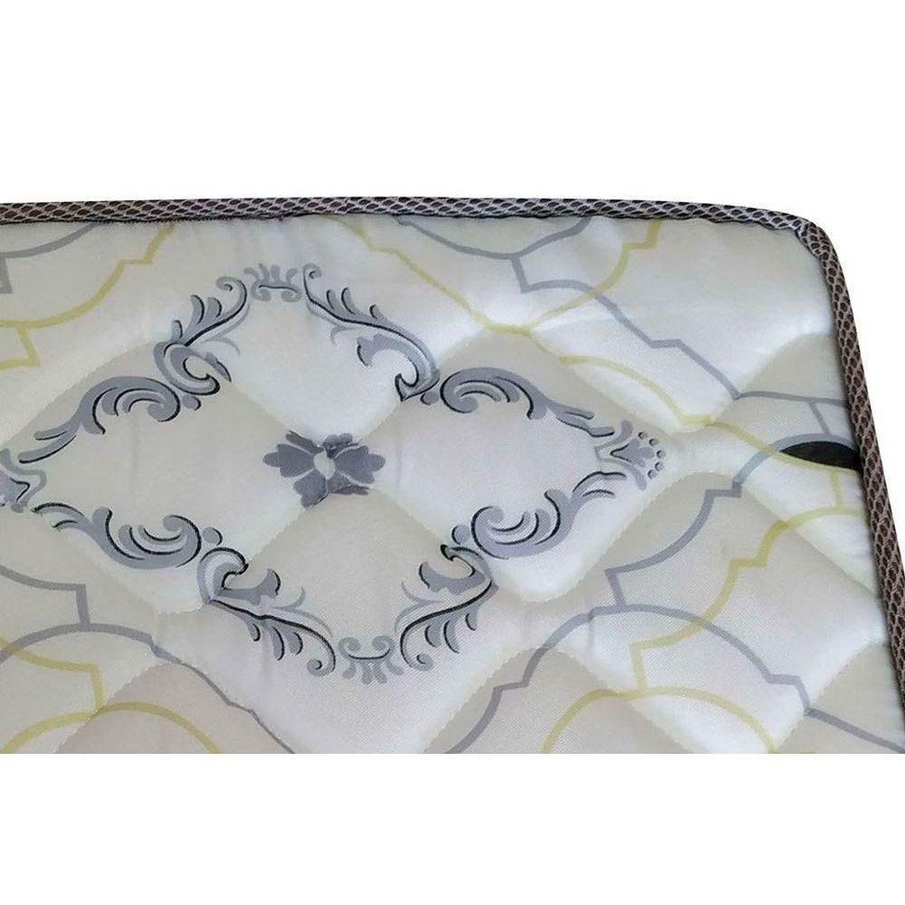 Cama Box Casal + Colchão D45 Ortobom + Guarda Roupa Veneza Luxo Branco - 9