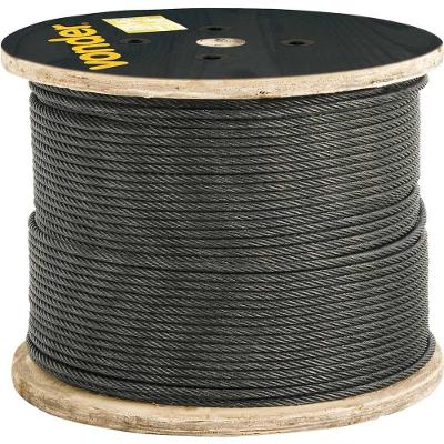 Cabo De Aço Polido, Alma De Fibra, 12,70 Mm - 1/2, 6 X 25f, Vonder